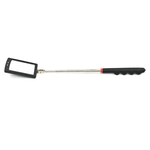 Telescoping LED Lighted Flexible Inspection Mirror - 360 Swivel for Extra Viewing