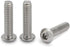 8-32 x 1" Button Head Socket Cap Bolts Screws, Stainless Steel 18-8 (304), Bright Finish, Allen Hex Drive, 50 PCS