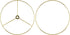 7.87"/20cm Dia-2 Set Antrader Wire Lamp Shade Rings Metal DIY Drum Lamp Shade Ring for Connecting Lamps Harp, Lampshade