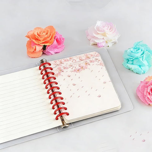 GOUBIANCEN 50 Rings,0.78 Inch 10 Pcs Loose Leaf Binder Plastic Rings, Colorful Loose Leaf Binder Rings for Flash Cards