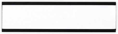 SmartSign Magnetic 'C' Channel Label Holders for Metal Racks and Shelves, Pack of 25 | 0.75" x 3"