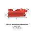 Master Lock 491B Lockout Tagout Circuit Breaker Lockout, Tall and Wide Toggles
