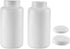 uxcell 1000ml/34oz Plastic Lab Chemical Reagent Bottle Wide Mouth Sample Sealing Liquid Storage Container, 2pcs