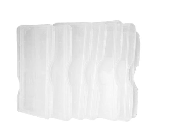 MUHWA 25 PCS Plastic Microscope Glass Holder Slide Box for one Slide