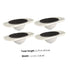 8pcs KICHOUSE Self-Adhesive Casters for Storage Boxes and Trash Cans Swivel Wheels for Easy Movement Suitable