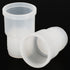 stonylab 19# Natural Silicone Stopper with Thread, Fits 19/22 Outer Joint Lab Glassware, Pack of 10