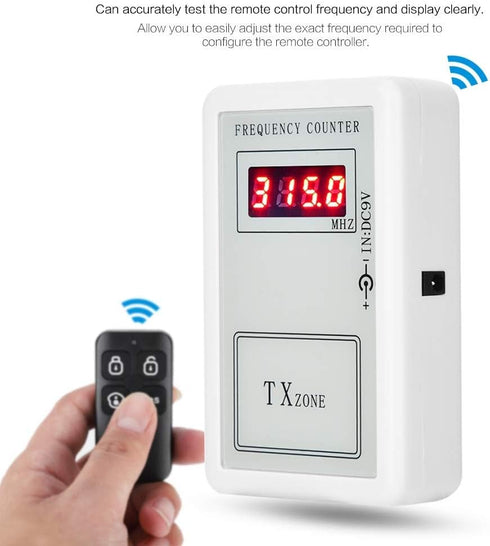 250-450 MHZ Digital Frequency Meter Detector Cymometer, Handheld Tester Tools