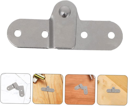 3.03X1.29 Inch TEHAUX Attic Ladder Spreader Hinge Left Iron Folding Table Hinge Replacement Part for Loft Ladder Stairs