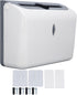 Commercial Paper Towel Dispenser Wall Mount C-Fold/Multifold Paper Towel Dispenser for Bathroom, Kitchen, Adhesive No