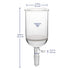 Borosilicate Glass Buchner Filtering Funnel 500ml with Medium Frit (G2), 24/40 Standard Taper Inner Joint