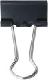 Metal Small Binder Clips, 50 Pack 3/4 Inch Paper Clamps for Office Supplies, Mini Black Clips