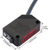 Baomain E3Z-D62 Diffuse Reflection Photoelectric Sensor Switch, NPN Output, 50-300mm, DC 10-30V for Machine Tools