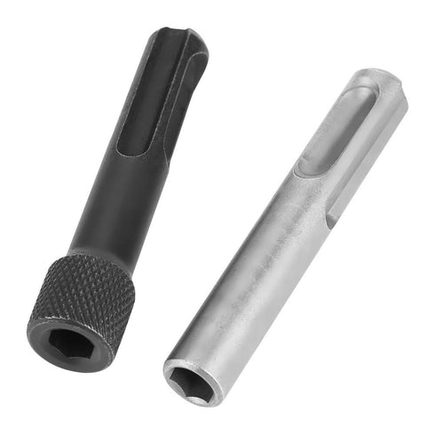 3PC SDS Plus Steel Socket Adapter + 2PC SDS Socket Hexagonal Extension Wrench Adapter Electric Tool Accessories