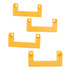 4pcs Garage Organizer Tool Storage, Tape Measure Clip Plastic Holder for Ladder Workbench Electric Tool Organization