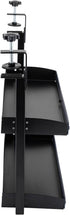 Kathring 2 22 lbs Clamp on Desk Shelf, Tier Desk Extender Side Table with Adjustable Metal Storage Tray Capacity