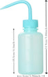 2Pcs Tattoo Wash Bottle 150ml, 5oz Water Squirt Bottle for Medical Succulent Cleaning, Black&Blue