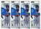 R-2 Roller Ball Pen, 0.7 mm Blue Ink (4 Piece, 8 pens included)
