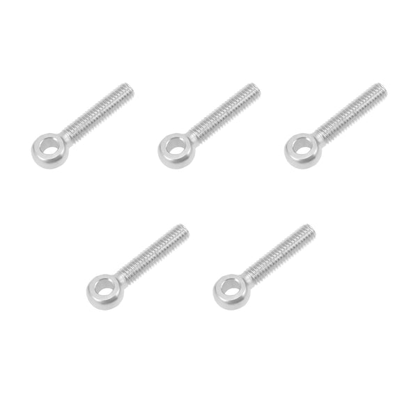 Shoulder Swing Lifting Bolt (M6x30mm) 5Pcs, 304 Stainless Steel Eye Bolts for Home Renovation