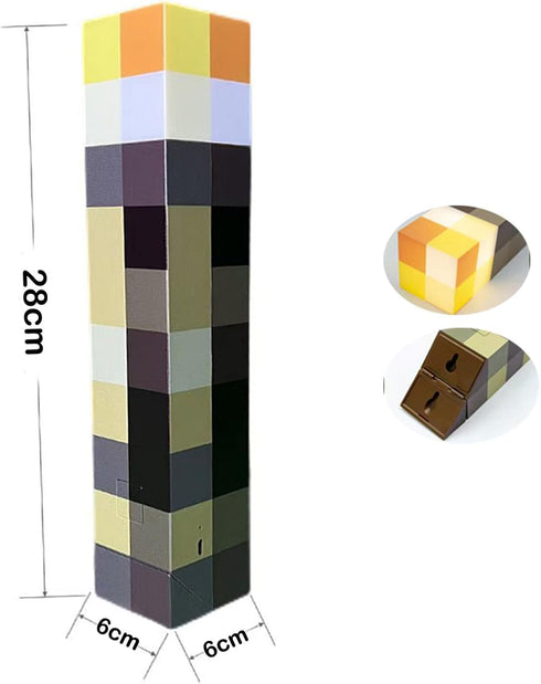 Yevheniy 3 Light-up Wall Torch Lamp with Lighting Levels, Hand Held & Wall Mountable Table Lamps, USB Rechargeable