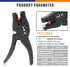 HKS Automatic 2 in 1 Wire Stripper Tool for 32-7 AWG Wire Stripping & Cutting, Length Range 0.25-1 inch - Suitable for Various Wires