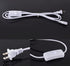 4-Pack T5 T8 Led Tube Light Power Extension Cord, 6FT/1.8M with On/Off Switch