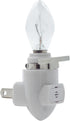 4 Bulbs 4 Pack 4 Creative Hobbies Auto On Sensor Plug in Night Light Module Includes and Metal Clips, Great for Making