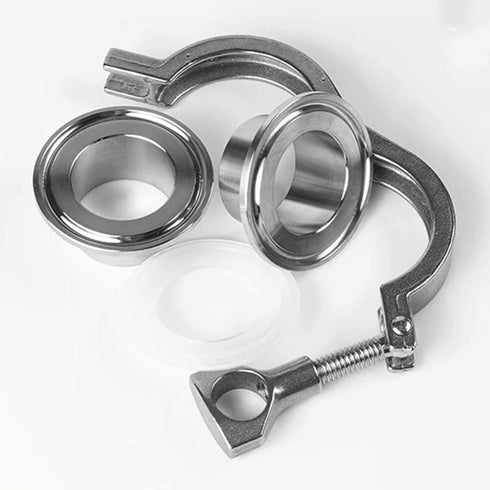 TGTGT 1pc 304ss Set DN8-DN500, Industries(89-106) Sanitary Quick Fitting Connector - for Beer, Dairy