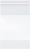 Plymor 6" x 9" Zipper Reclosable Plastic Bags (Pack of 200), 2 Mil with White-Block