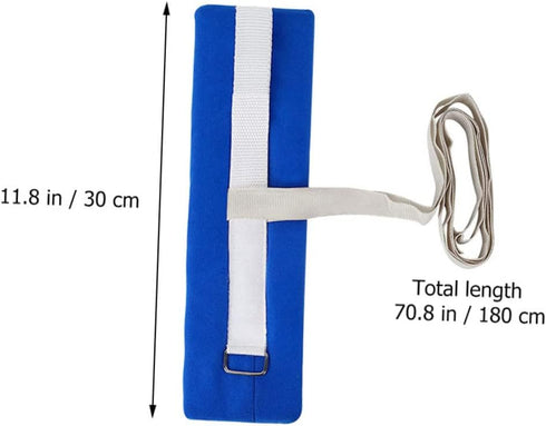 FRCOLOR Medical Anti-Scratch Leg Strap - Quick-Release Patient Restraint