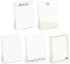 Modern Rainbow Sticky Note Pads - 4" x 6" Repositionable Trendy Boho Rainbow Sticky Notes, 50 Sheets Each, Set of 5