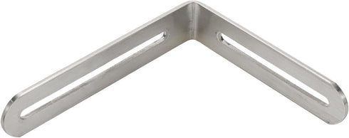 4 (3.94x4.72in Xiaoyztan Pcs Slotted L Corner Brace Stainless Steel Reinforced Brackets Adjustable Corner Braces