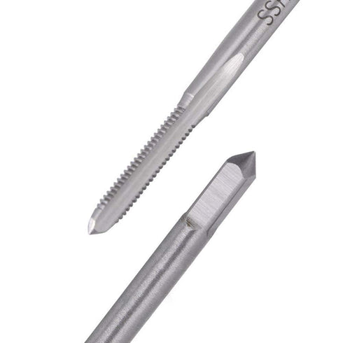 Yakamoz 10pcs Micro Taps Bits, Mini Machine Screw Drill Tap Set, Metric Thread Screws Plug Bit, Small Tapping Bits Tool