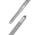 Yakamoz 10pcs Micro Taps Bits, Mini Machine Screw Drill Tap Set, Metric Thread Screws Plug Bit, Small Tapping Bits Tool