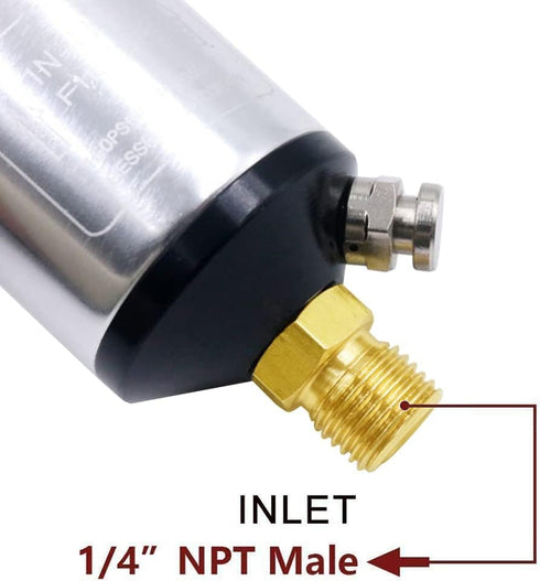 Joywayus Water Oil Separator for Air Line, 1/4" NPT Inlet and Outlet, 150PSI Air Tool Accessory
