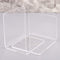 YS0911 2Pcs Clear Acrylic Bookends L-Shaped Desk Organizer Desktop Holder School S Stands for Display Plastic