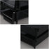 Plastic Stackable File Paper Storage Tray, Office Letter Tray, Black, 6 Pack
