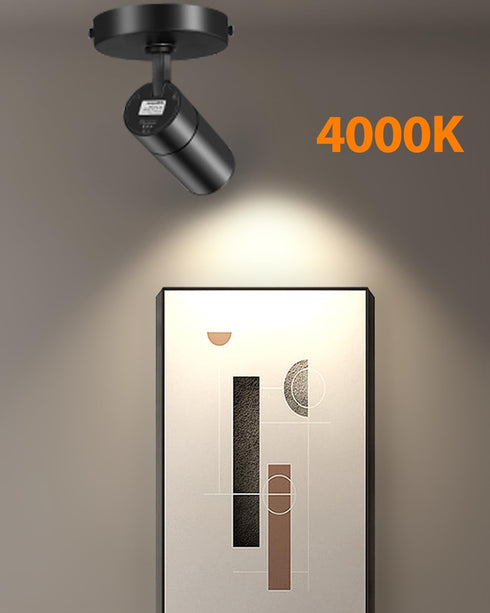 Dimmable 12W 1000lm 4000K Zoomable LED Ceiling Spot Lights Indoor Adjustable Ceiling Spotlight Fixture Directional