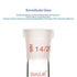 stonylab Borosilicate Glass 90 Degree Vacuum/Inert Gas Adapter, 14/20 Outer Joint for Laboratory Supply