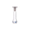 EISCO Volumetric Flask, 5ml - Class A - 10/19 Polyethylene Stopper, Borosilicate Glass - Blue Graduation, Tolerance ±0.025