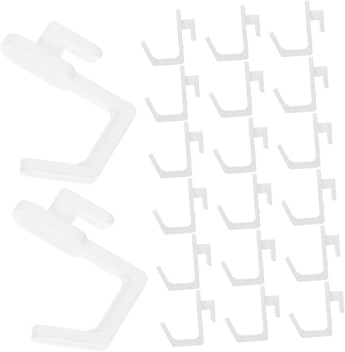 Cabilock 20pcs Heavy Duty Pegboard Hooks Multi Purpose Organizer for Tools Kitchen