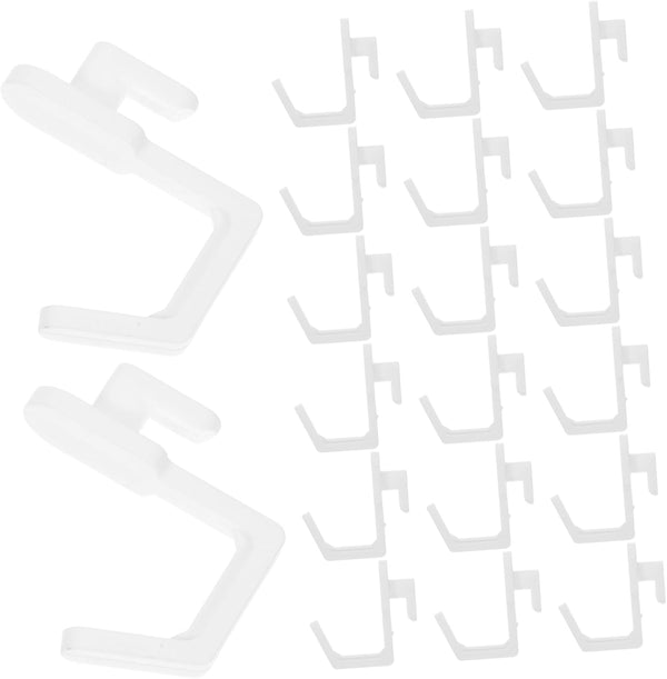 Cabilock 20pcs Heavy Duty Pegboard Hooks Multi Purpose Organizer for Tools Kitchen