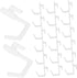 Cabilock 20pcs Heavy Duty Pegboard Hooks Multi Purpose Organizer for Tools Kitchen