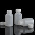 50Pcs 30ml 1oz PE Plastic Empty Small Mouth Graduated Lab Chemical Containers, Reagent Bottles for Liquid Medicine