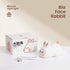 Dimmable Bunny Lamp, Rabbit Night Light with Timer, Soft Silicone Big Face Bunny Easter Gifts, Rechargeable LED Nursery