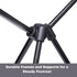 NIVERCE Hammock Universal Camping Chair Foot Rest - Folding Leg Rest for Outdoor, Foot Rest Under Desk at Home/Office