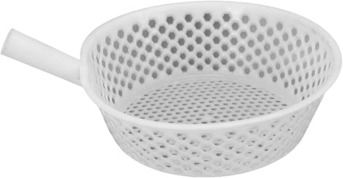 Round Plastic Sieve Large Sifting Pan with Handle Garden Soil Compost Sifter Thickened for Farming Food Screening Fish