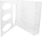KALLORY Wall Mount Glove Dispenser Box Acrylic Glove Storage Holder Mask Organizer