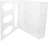 KALLORY Wall Mount Glove Dispenser Box Acrylic Glove Storage Holder Mask Organizer