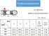 Stainless Steel Wire Rope Crane Pulley Block M15 - 6Pcs Single Pulley Block Hanging Wire Towing Wheel