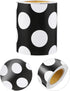 Ciieeo Work Desk Decor, 5M Black and White Dot Bulletin Board Borders for Wall Art Decor